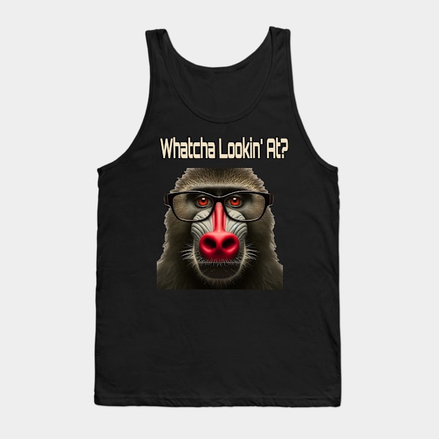 Red Nose Monkey Funny Monkey Red Nose 2024 gift Tank Top by fantastic-designs